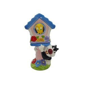 Looney Tunes Gibson Home Tweet Home Salt and Pepper Set Tweety Sylvester​